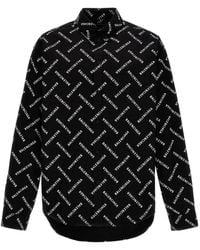 Balenciaga - Logo Print Shirt - Lyst