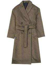 Brunello Cucinelli - Luxe Wol Kasjmier Jas Met Riem - Lyst