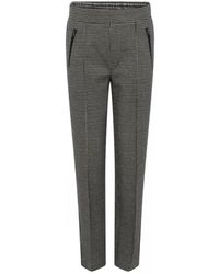 Cro - Broeken ,Groen ,Jacquard Broek Met Elastische Tailleband En Zijzakken - Lyst