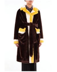 Stand Studio 606798494 Long Coat - Bruin