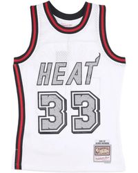 Mitchell & Ness - Fitness ,Wit ,Polyester Nba Cracked Cement Swingman Jersey - Lyst