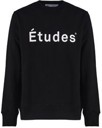 Etudes Studio - Er Sweatshirt aus Bio-Baumwolle mit Logo-Print - Lyst