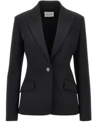 ANDAMANE - Jassen ,Zwart ,Leer Bianca Blazer - Lyst