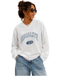 Equalite - Tops ,Wit ,Senna Mesh Jersey Longsleeve - Lyst