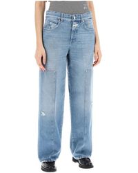 Closed - Jeans nikka con toppe - Lyst