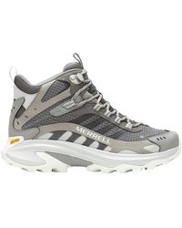 Merrell - Schoenen ,Grijs ,Nylon Speed 2 Mid Gore-Tex Wandelschoenen - Lyst