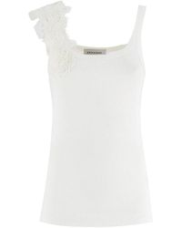Ermanno Scervino - Sleeveless Tops - Lyst