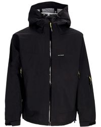 Iuter - Jassen ,Zwart ,Zwarte Armor Taped Windbreaker Jas - Lyst