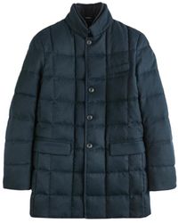 Fay - Jassen ,Blauw ,Katoen Donsjas (Db Front) - Lyst
