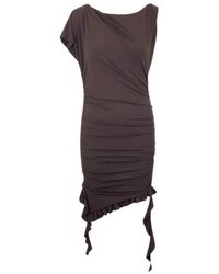 Pinko - Ruffled Mini Dress - Lyst
