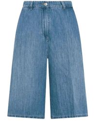 Seventy - Korte Broeken ,Blauw ,Denim Bermuda - Lyst