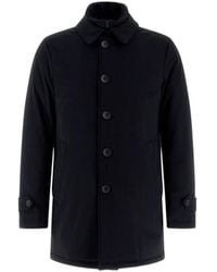 Herno - Single-Breasted Coats - Lyst