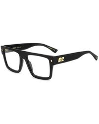 DSquared² - Modebrille Schwarzer Rahmen - Lyst