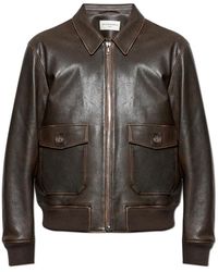 Officine Generale - Leather Jackets - Lyst