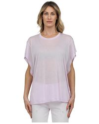 Dondup - Tops ,Roze ,Jersey T-Shirt Voor Een Stijlvolle Look - Lyst