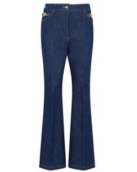 Patou - Jeans ,Blauw ,Katoen High-Waisted Flared Jeans - Lyst