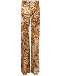 Alberta Ferretti - Broek Met Patroon - Lyst