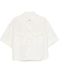 Closed - Overhemden ,Wit ,Oversized Shirt - Lyst