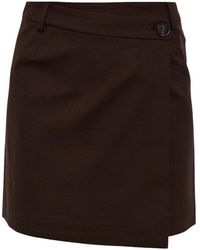 Gestuz - Rokken ,Bruin ,Polyester Gzpaula Rok - Lyst