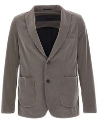 Rrd - Jassen ,Grijs ,Techno Velvet 1000 Blazer - Lyst