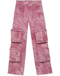 Blumarine - Trousers > straight trousers - Lyst