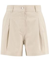 Barbour - Fern Pleated Shorts - Lyst
