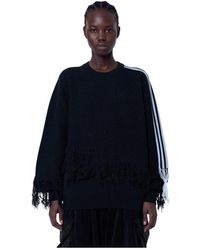Y-3 - Round-Neck Knitwear - Lyst
