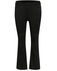 Kaffe - Zwart Diep Bootcut Jeans Slim-Fit - Lyst