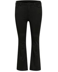 Kaffe - Zwart Diep Bootcut Jeans Slim-Fit - Lyst