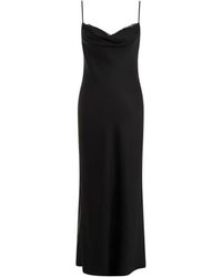 McQueen - Vestido De Noche Negro Estilo Elegante, Mujer, Talla - Lyst