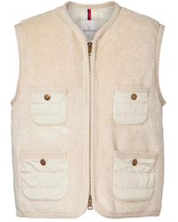 Moncler - Jassen ,Katoen Plys Vest - Lyst