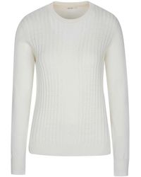 Bally - Gebreide Trui Met Ronde Hals - Lyst
