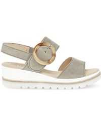Gabor - Wildleder sandalen bequemer absatz - Lyst