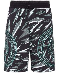Philipp Plein - Fitness ,Zwart ,Katoen Jogging Shorts Tiger - Lyst