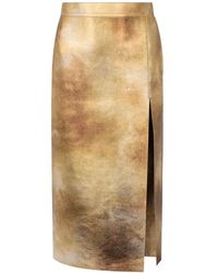 Roberto Cavalli - Leather Skirts - Lyst