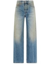 MM6 by Maison Margiela - Straight Fit Jeans - Lyst