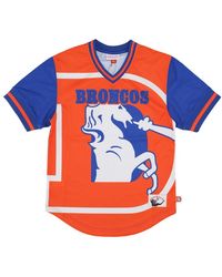 Mitchell & Ness - Tops ,Veelkleurig ,Polyester Nfl Jumbotron 3.0 Mesh V-Halsjas - Lyst
