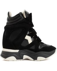 Isabel Marant - Schwarze Sneakers Mit Verstecktem Keilabsatz - Lyst