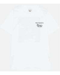 Roy Rogers - Gedrukt Crew Neck T-Shirt Worker Stijl - Lyst