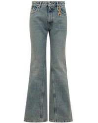 Stella McCartney - Jeans ,Blauw ,Katoen Vintage Wash Bootcut Jeans - Lyst