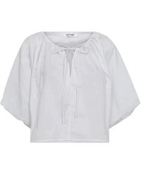 co'couture - Primacc puff blouse 4000-weiß - Lyst