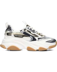 Steve Madden - Silberne Possession Chunky Sneakers - Lyst