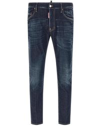 DSquared² - Jeans ,Blauw ,Katoen Skater Jeans - Lyst