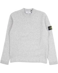 Stone Island - Round-Neck Knitwear - Lyst