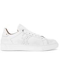 Billionaire - Leather Lo-Top Sneakers - Lyst