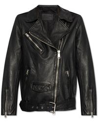 AllSaints - Lederjacke billie - Lyst
