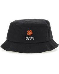 KENZO - Bucket hat mit logo-stickerei - Lyst
