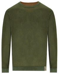 Bob - Militärorange Wendbarer Crewneck-Pullover - Lyst