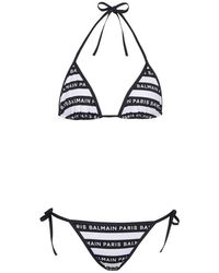 Balmain - Paris Triangel-Bikini - Lyst