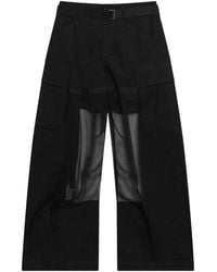 Sacai - Wide Trousers - Lyst